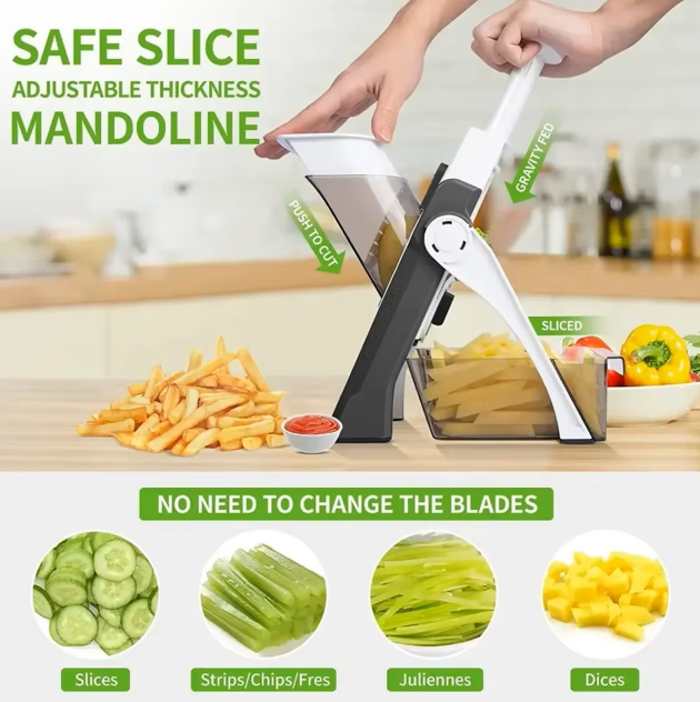 Household kitchen multi-function vegetable cutter slicing